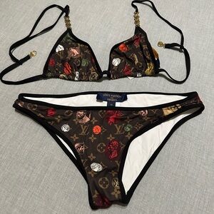 Louis Vuitton Monogram Swimsuit Size 42 Large